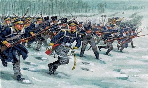 модель Солдатики Prussian Infantry